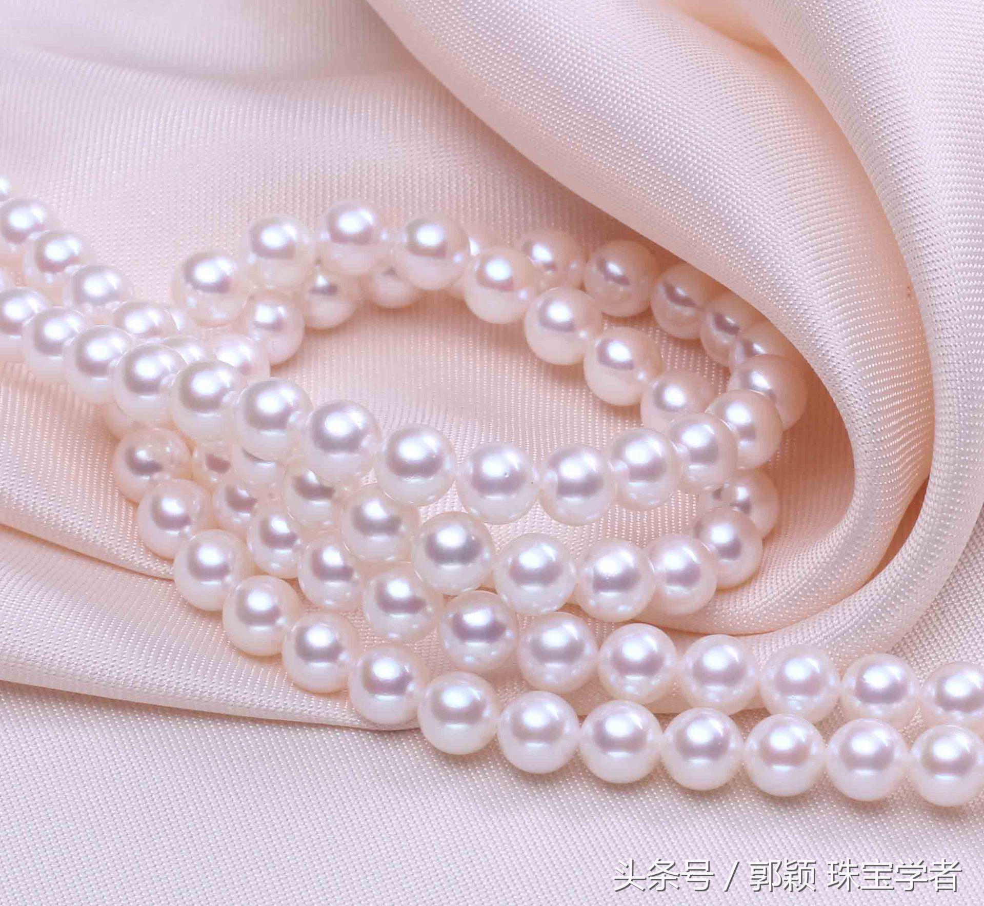 akoya天女珠真伪鉴别,akoya海水珍珠7-8mm天女珠