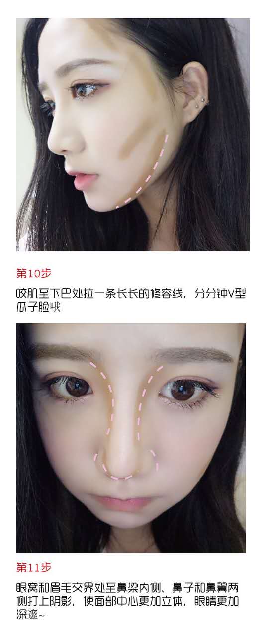 怎么用修容棒修容显脸小,修容棒修脸型正确使用方法