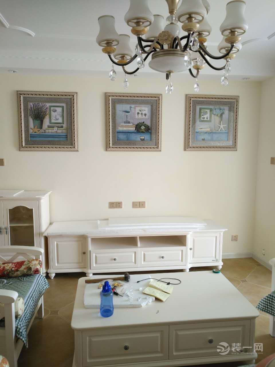 家具刚入场，晒新家实景图！郑州九龙城92平，简欧风格4.5万搞定，婆婆直夸好