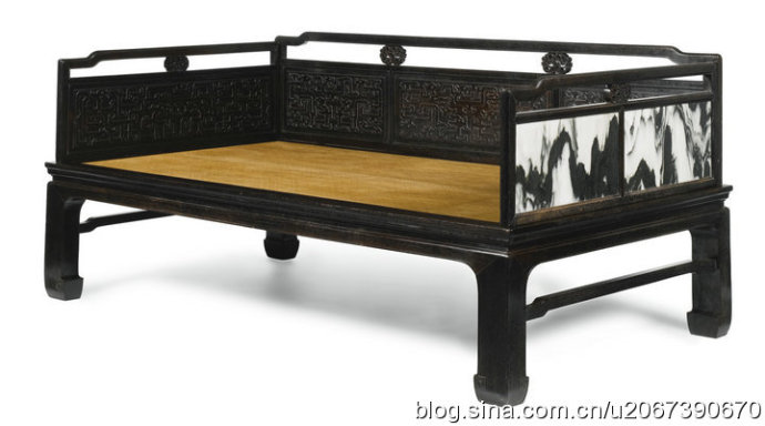 明式家具罗汉床款式,五屏风罗汉床和七屏风罗汉床
