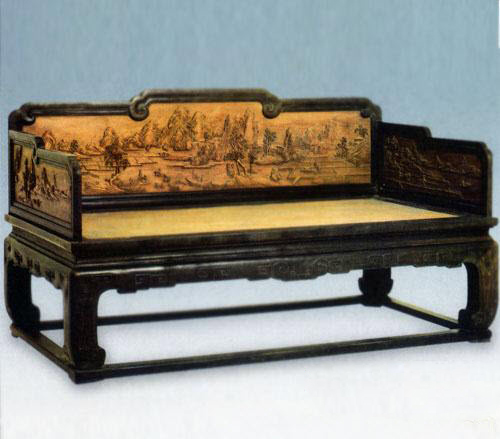 明式家具罗汉床款式,五屏风罗汉床和七屏风罗汉床