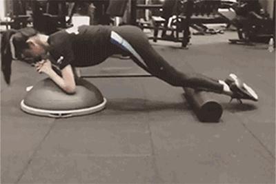 14种健身球训练动作,波速球有氧训练动作