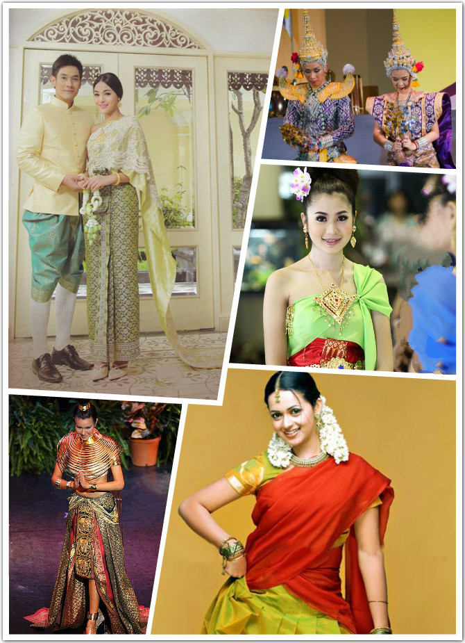 傣族服装和泰国服饰看着差不多实有大差异能够区分五个以上细节的不同你就是时尚达人