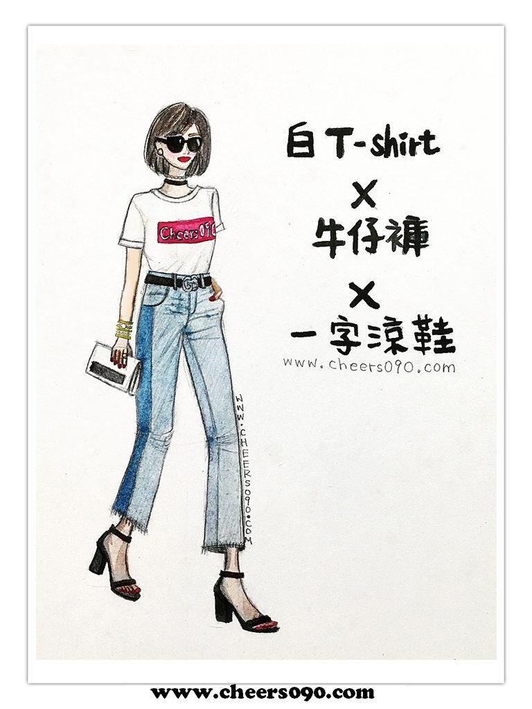 牛仔裤简单高级穿搭,日系复古牛仔直筒裤穿搭