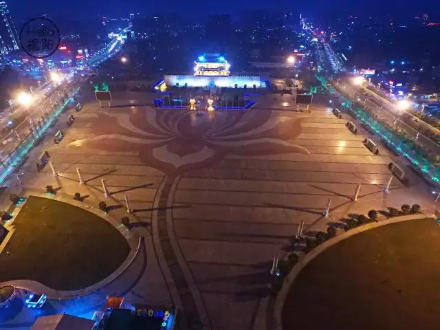 揭阳揭阳楼航拍,揭阳文化中心