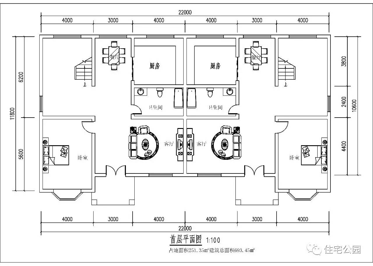 双拼三层农村别墅图片大全,农村双拼可以分开的别墅