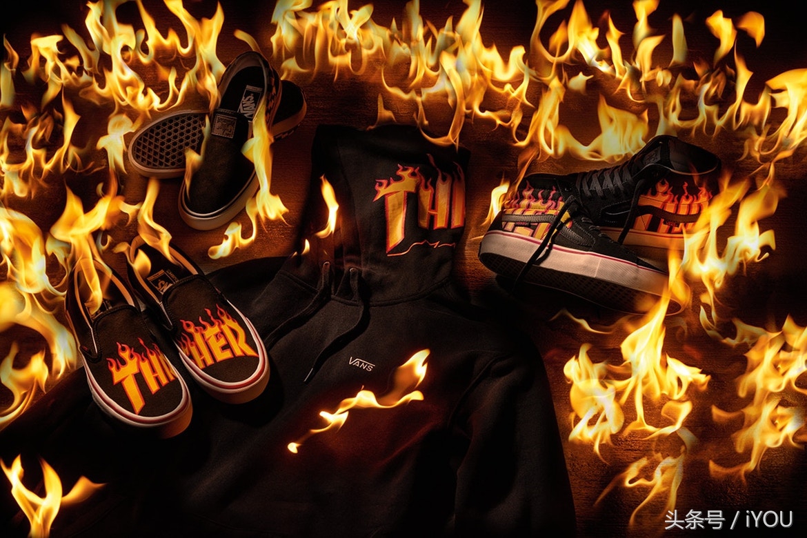 燃一把！滑板品牌强强联合VansxThrasher联名释出