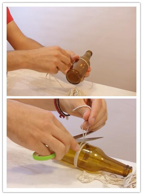 酒瓶怎么切割制作最简单方法,酒瓶切割改造方法
