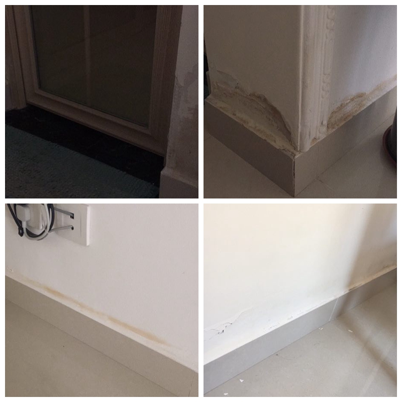 墙体发霉返潮的原因,墙体发霉返碱涂刷