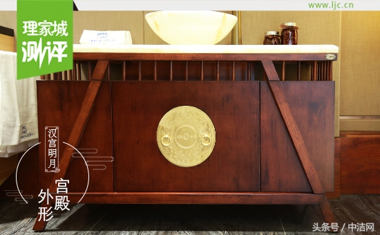 浴室柜评测之心海伽蓝F-KL822152汉宫明月浴室柜