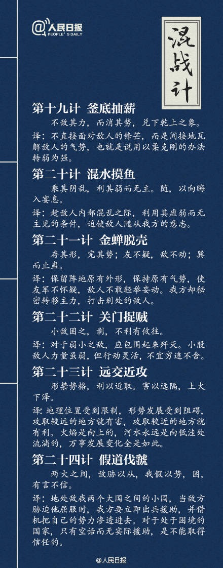 三十六计全文及译文下载阅读,三十六计第十计原文与译文