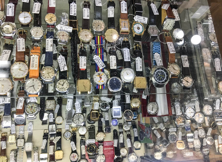 在日本买中古表便宜吗,福冈中古表店