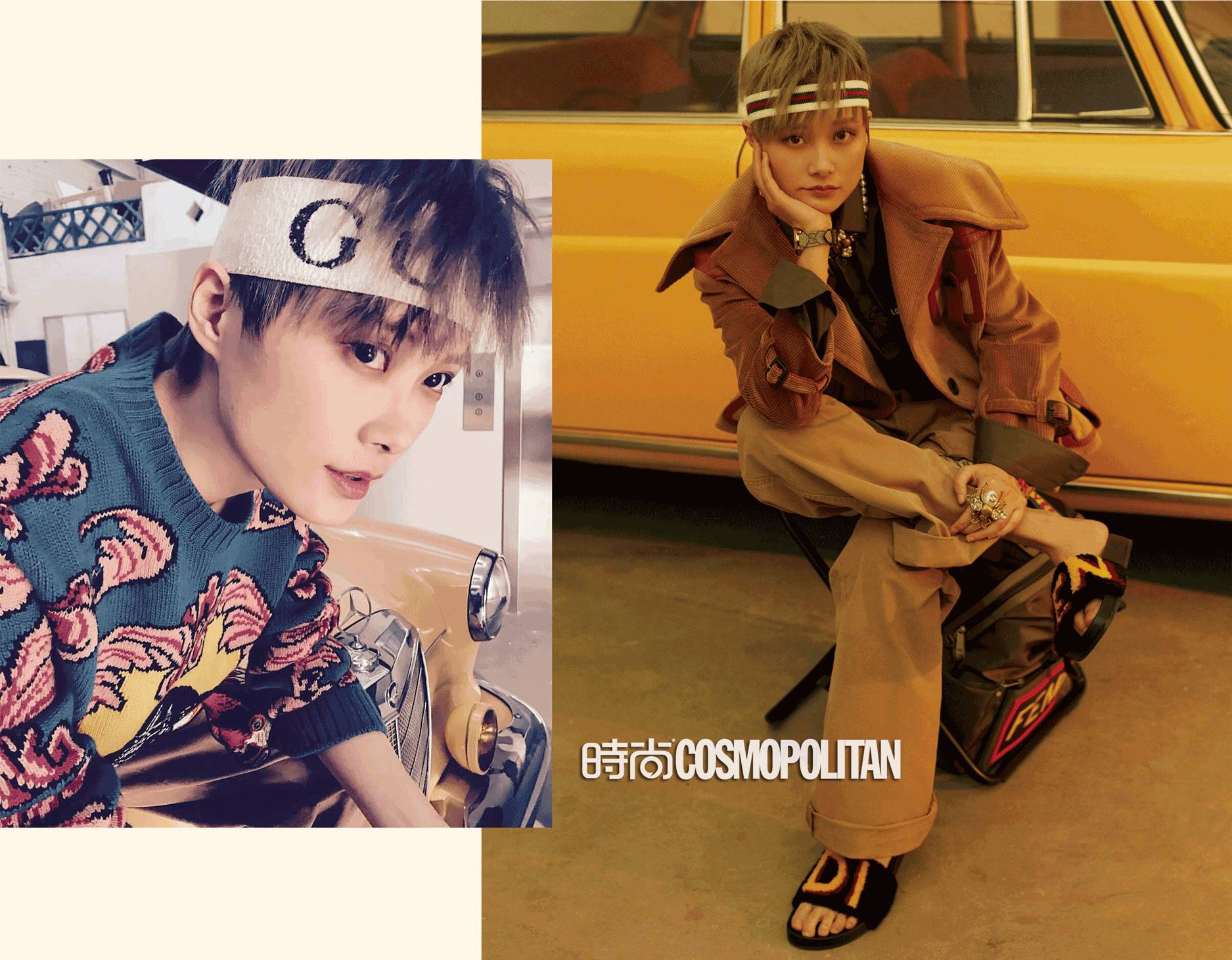 脸大慎入|百变造型,发带搞定