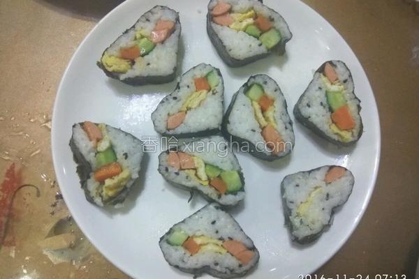 自制寿司卷,自制寿司卷的做法分享