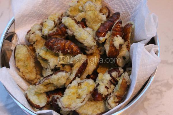 干煸蚕蛹香辣酥,干煸蚕蛹的正确方法