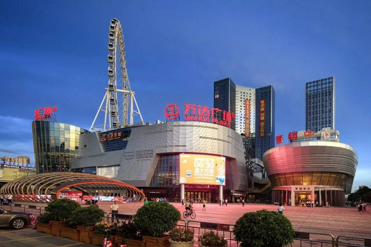 广州万达广场排名第一,广州金沙洲星港万达广场