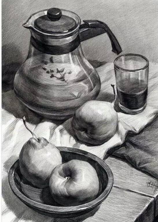 素描静物不会默写,素描不会画光影怎么办