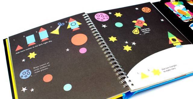 「原版补团」高颜值进*爆口**品:Usborne贴纸书+手指画套装BQ问答卡