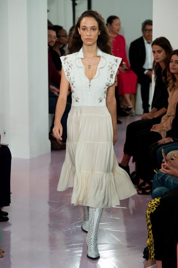 chlo女装视频,巴黎时装周chloe秀场2019