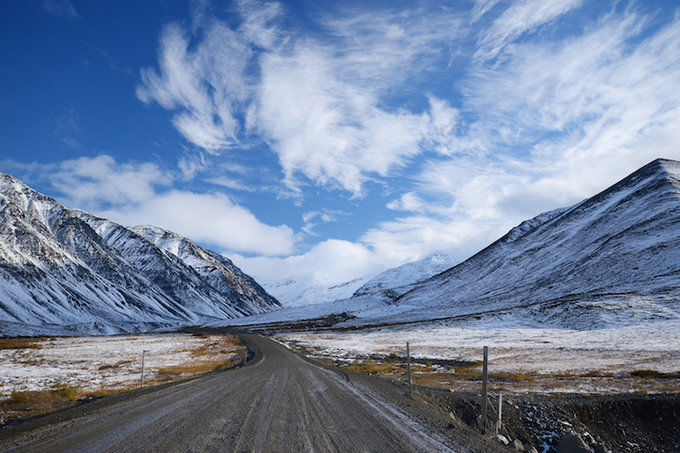 阿拉斯加游记仰望北极光,阿拉斯加走在路上