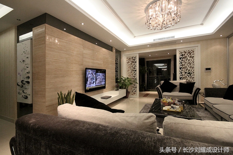 保利上城复式挑空设计效果图,深圳保利上城设计