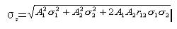 投资组合的风险与报酬,两种投资组合的标准差的计算公式