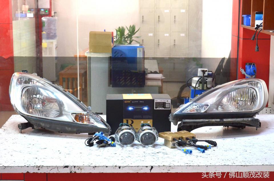 17款飞度改装大灯,12款飞度中网改装
