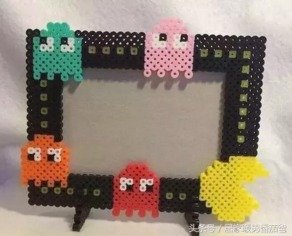 手工活大家一起干,拼豆豆手工教程