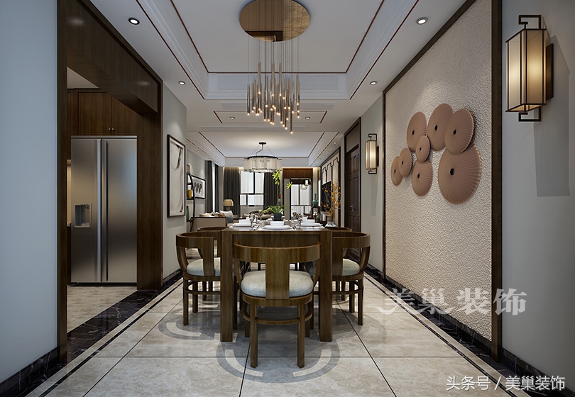 郑州天地湾430平别墅会所新中式风格，传统手法也可以打造出一种时尚、温馨、大气的尊贵之家