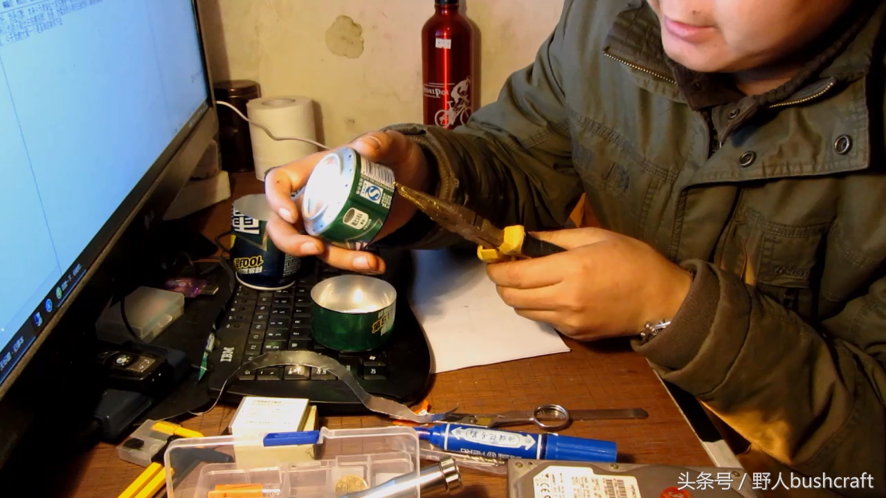 微型易拉罐酒精炉,易拉罐聚火酒精炉