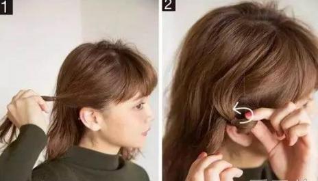 周冬雨侧编刘海发型,周冬雨早期同款发型八字韩式刘海