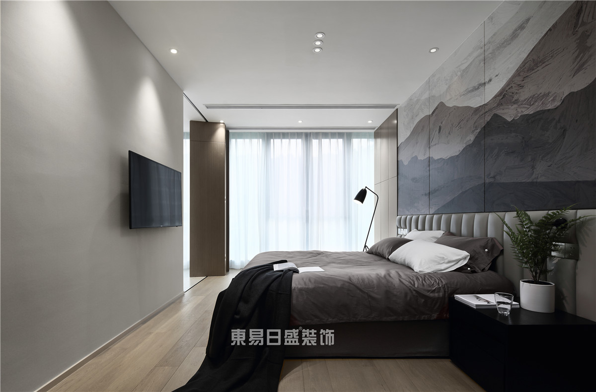 南京110平轻奢装修全包,2万装修140平毛坯房极简风效果图