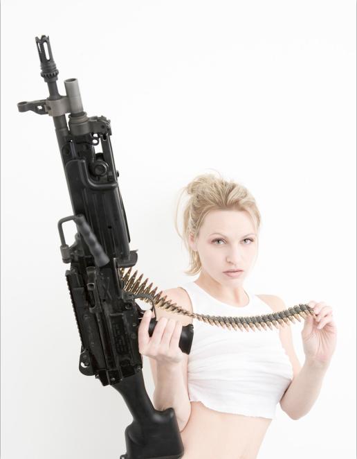 m249轻机枪csgo实战,csol新枪m249