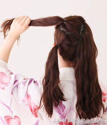 头发长了不要剪，简单做一款打毛花苞头，女神气质十足！