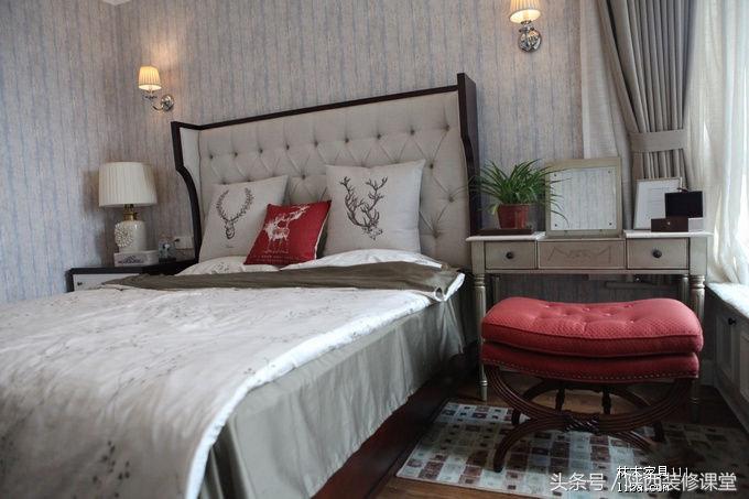 120平米美式轻奢小窝,现代简约美式小窝