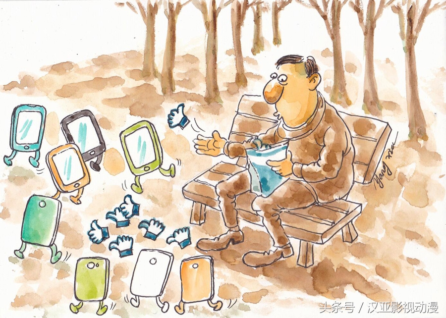 50张暴露人性的漫画,真实到可怕的人性漫画