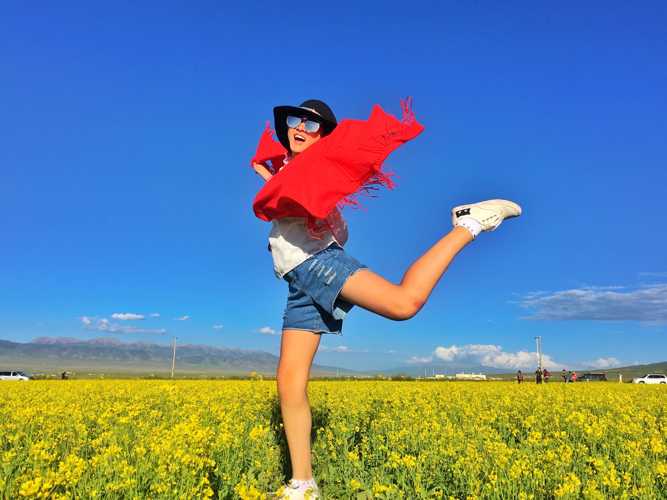 清晨的青海湖美景,静谧的青海湖