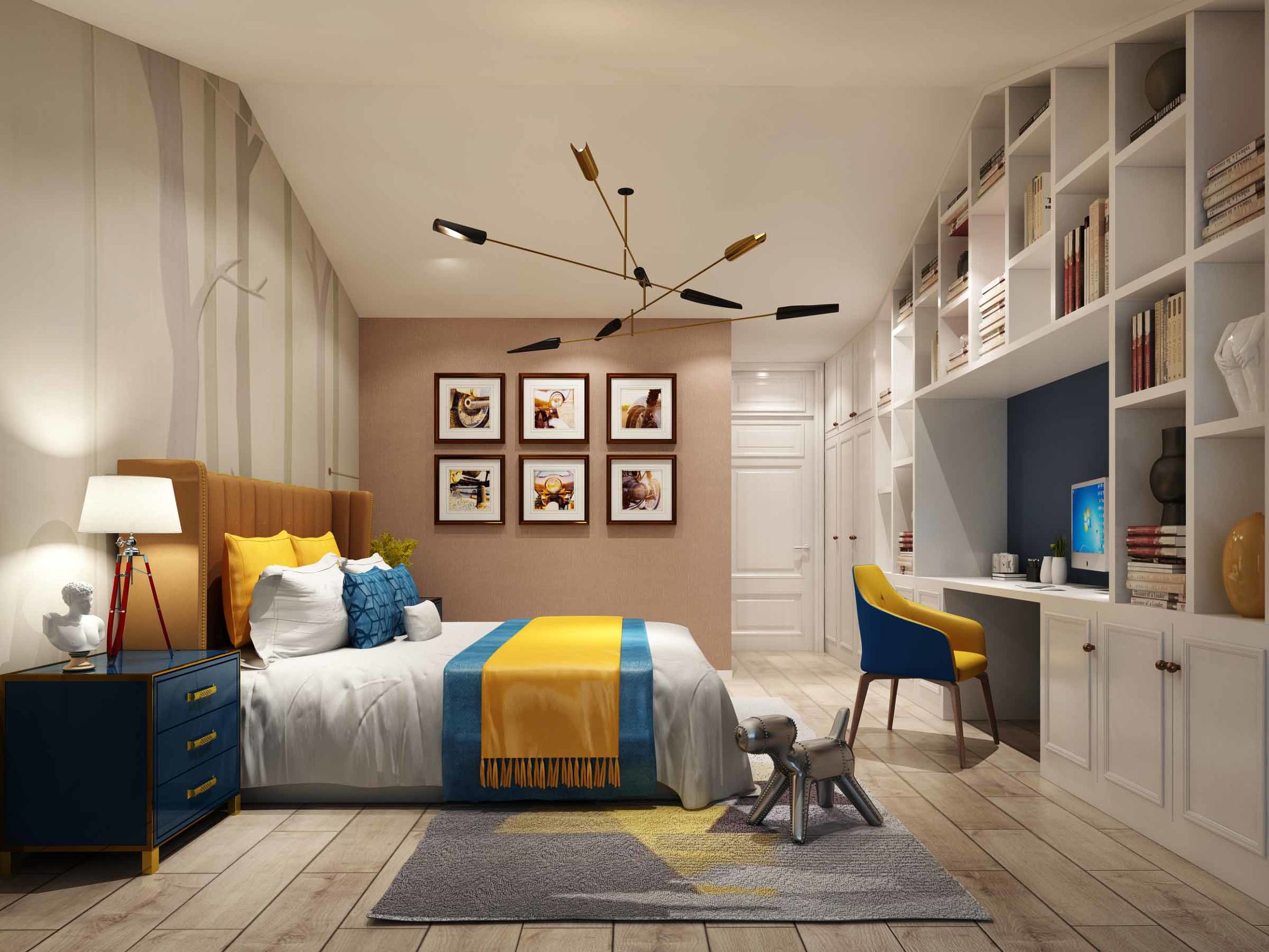 4-5岁儿童房装修风格,7-12岁儿童房装修风格简单