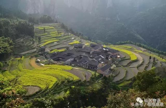 台州的公盂村,浙江省仙居县田市镇公盂村