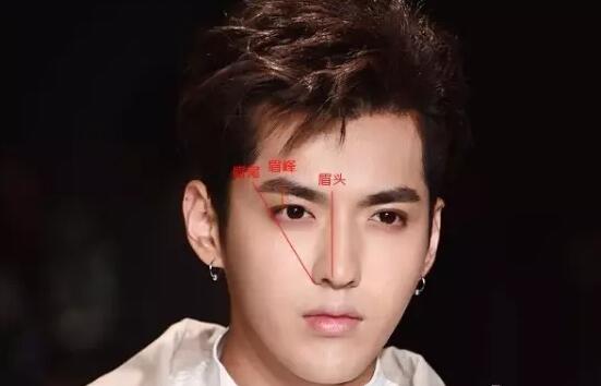 男朋友不帅，可能是眉形影响了他当欧巴