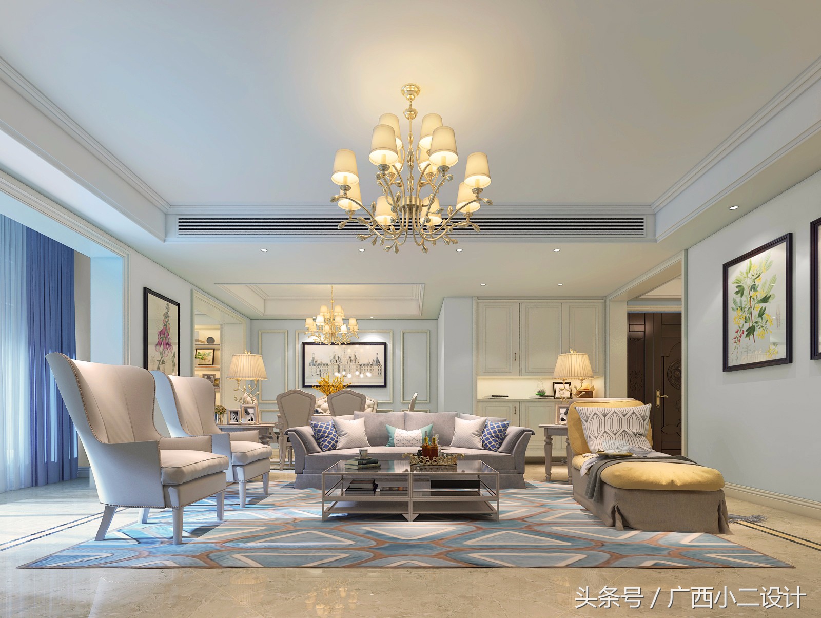 房间装修设计图1-3居室效果图,177平方米装修效果图