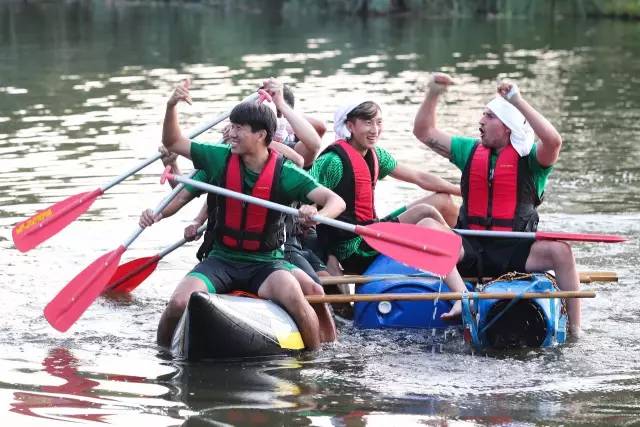 自制皮划艇比赛,野外徒步五公里拉练日记
