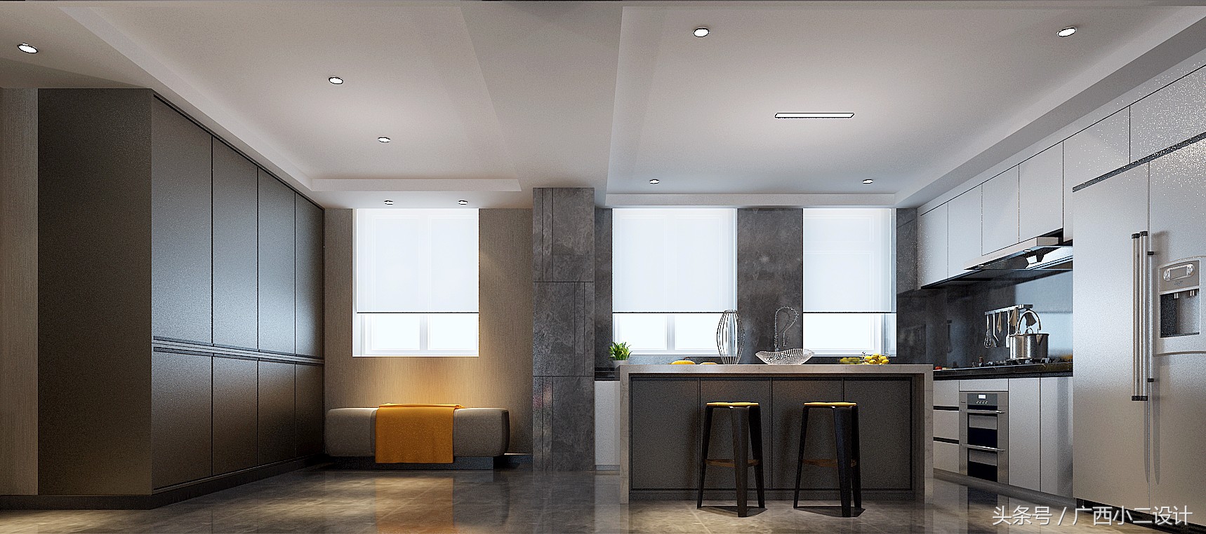 房间装修设计图1-3居室效果图,177平方米装修效果图