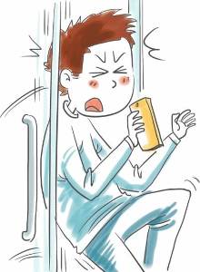 小孩头被旋转门夹,小学生脑袋被门夹