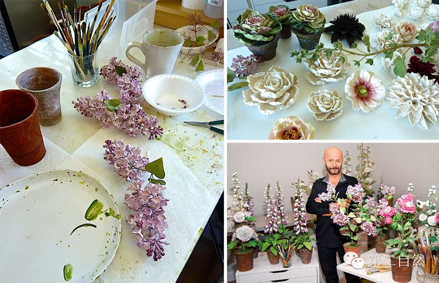 乌克兰大叔和他美到令人窒息的陶瓷永生花