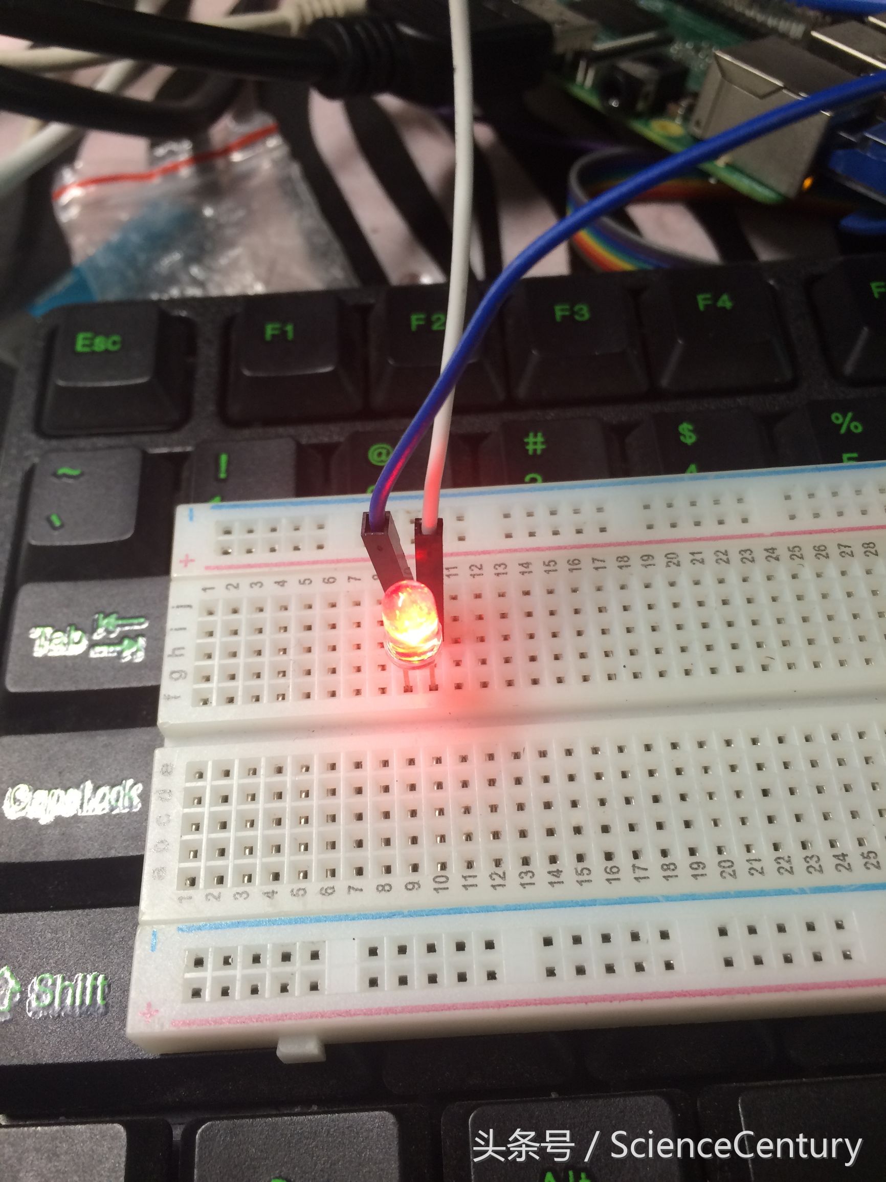 树莓派rs485led,树莓派亮橙灯