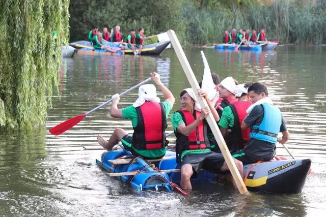 拉练日记,自制皮划艇比赛