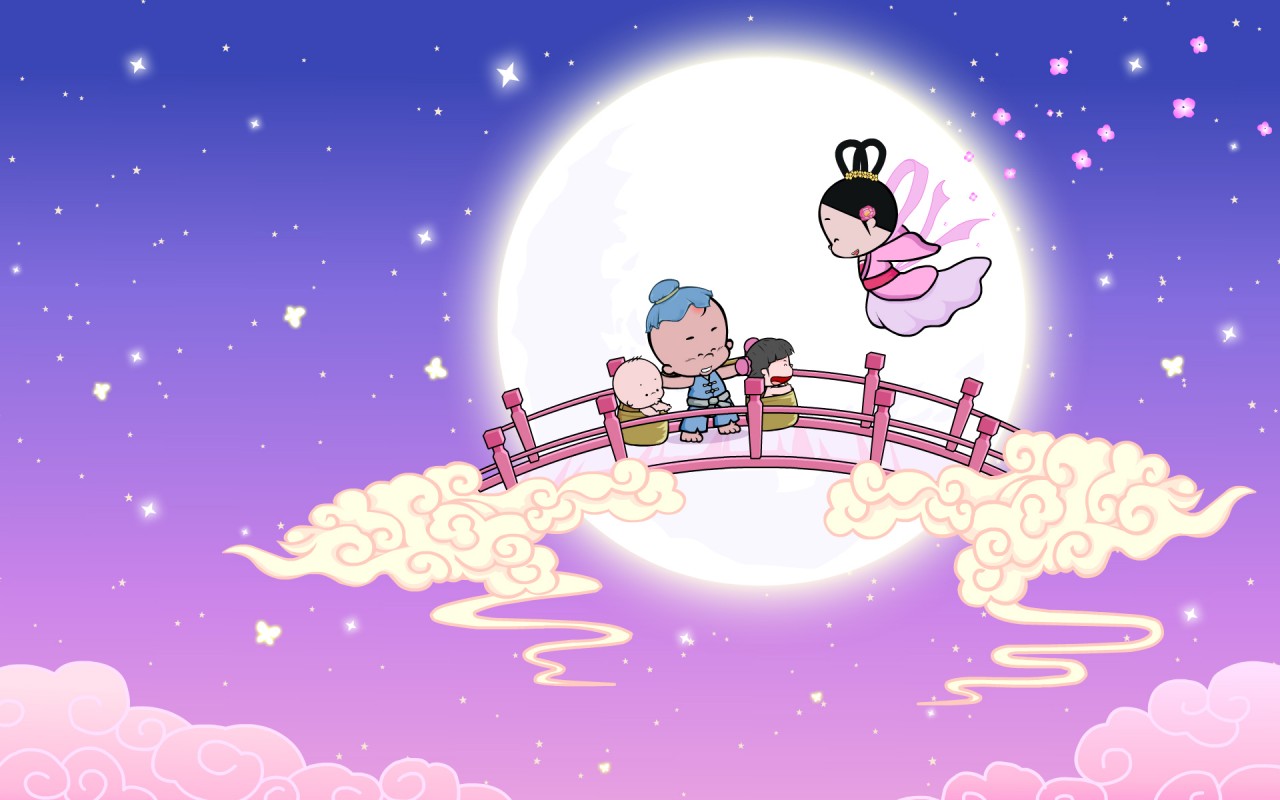 古风七夕唯美壁纸,七夕动漫壁纸