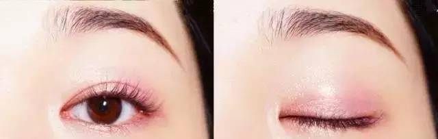 一个内双一个多眼皮眼妆教程,适合单眼皮内双眼妆正确画法