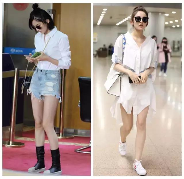 高腰裤不显肉肉,小个子显高高腰裤裙